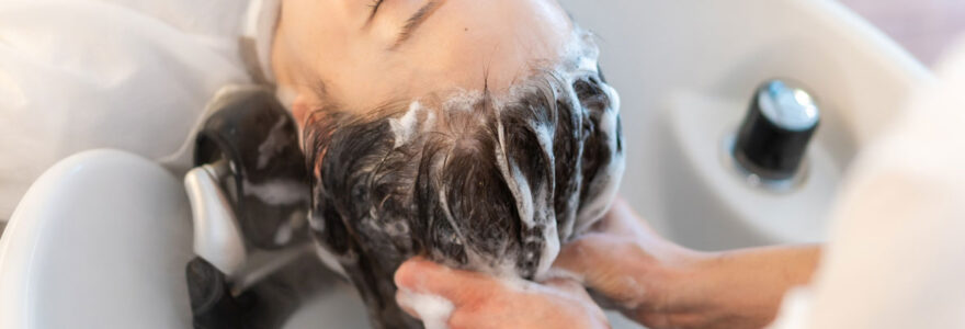 bac de lavage pour cheveux